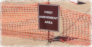 Official Federal Bureau of Land Management First Amendment Area.